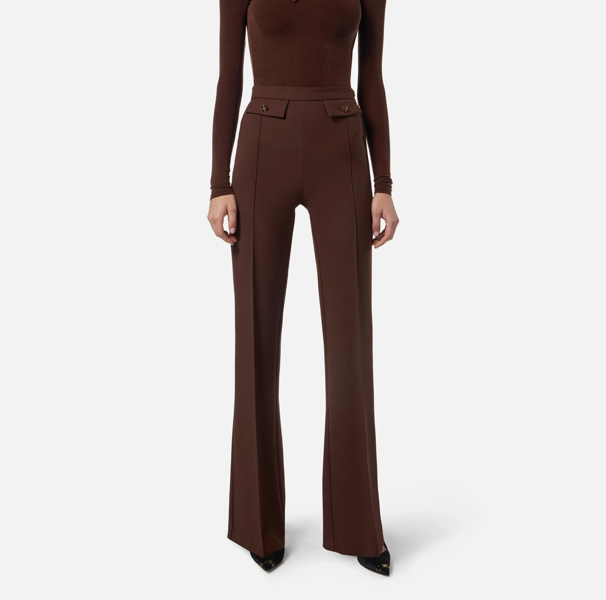 Double crêpe trousers