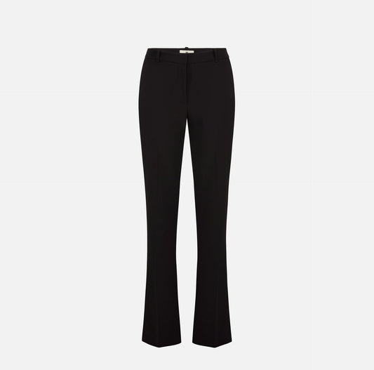 Lightweight crêpe fabric trousers