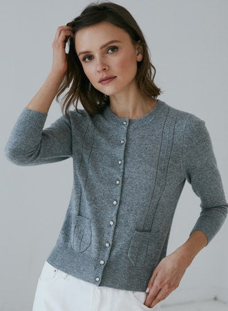 Jewel Button Front Cardigan