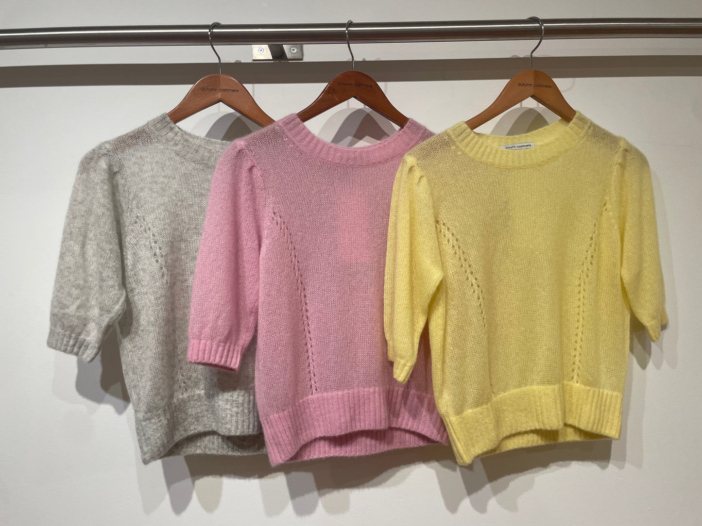 Puff Sleeve W/ Pointelle "Princess" Seams