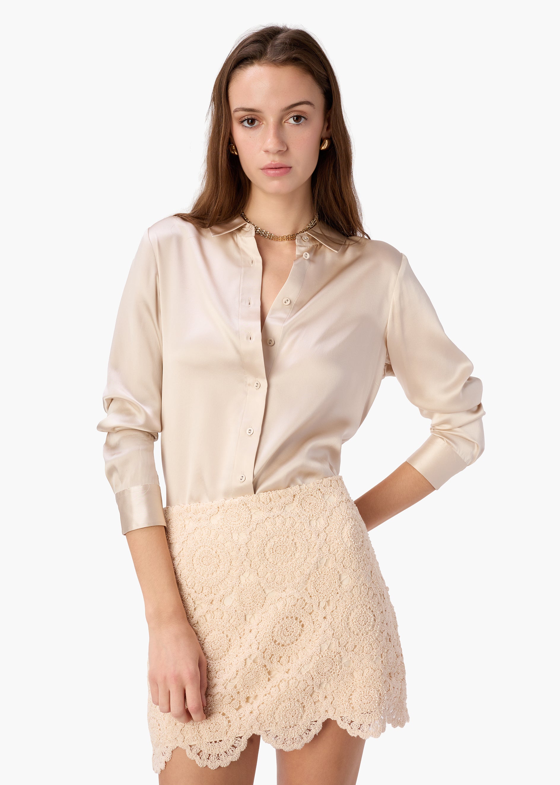 Demeter Crochet Mini Skirt