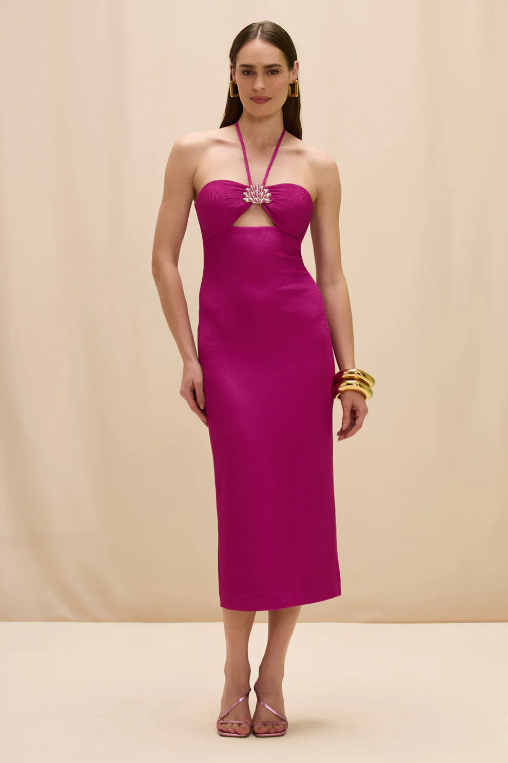 HILDA KNIT MIDI DRESS