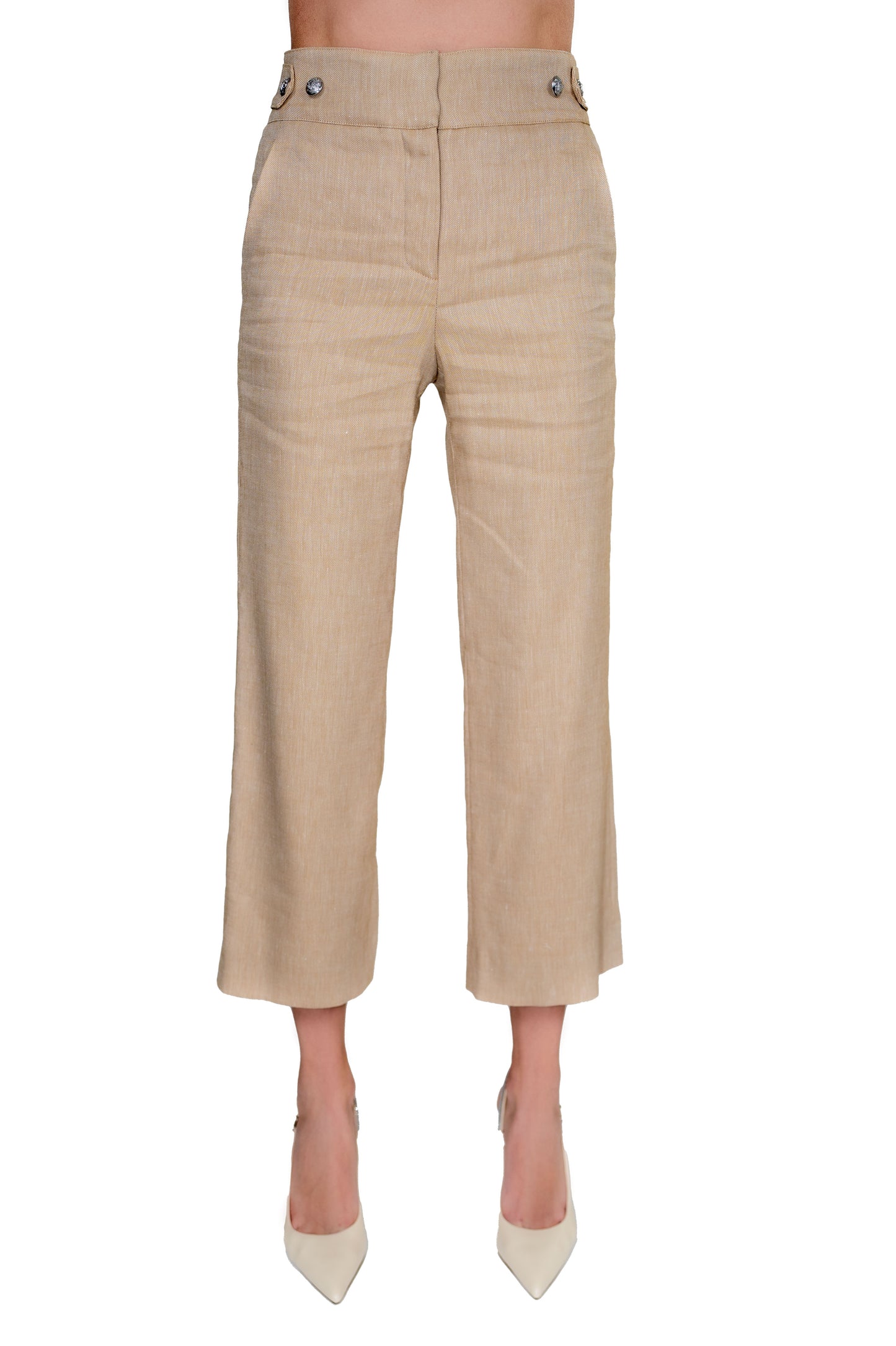 Veronica Beard Aubrie Linen Pants