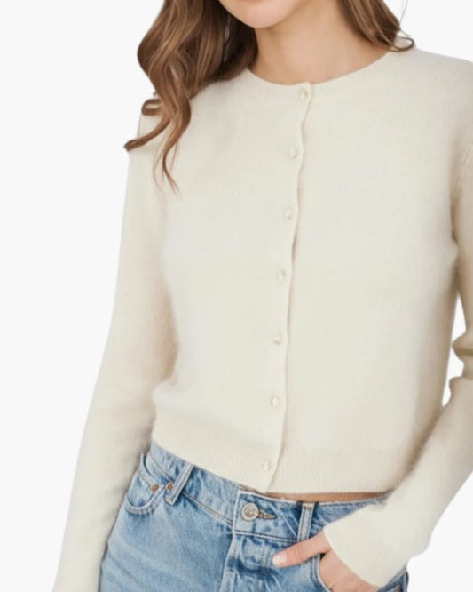 Brushed Boxy Cardigan