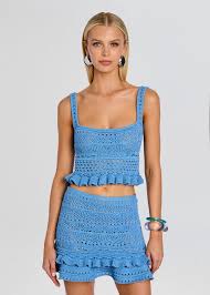 DAMIRA CROCHET TOP