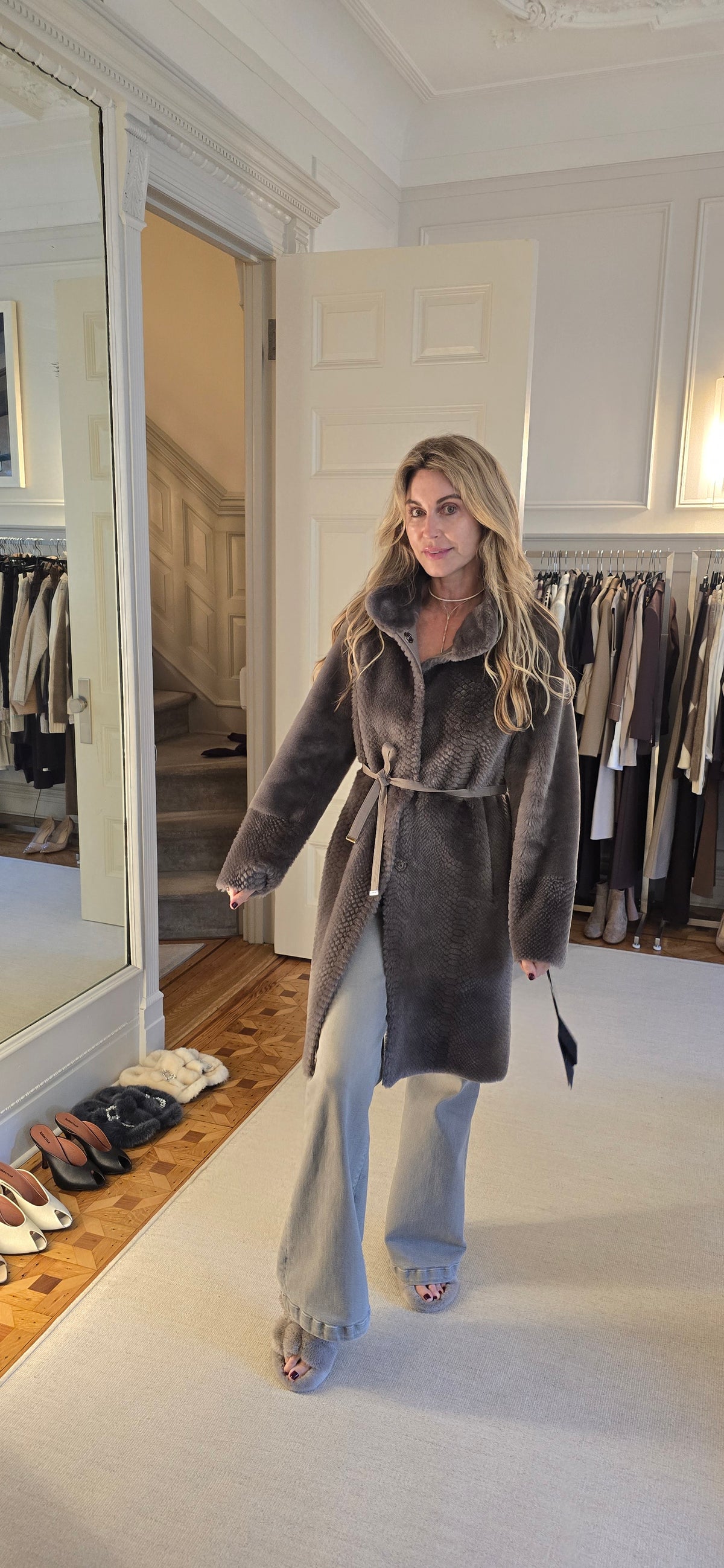 Long reversible shearling