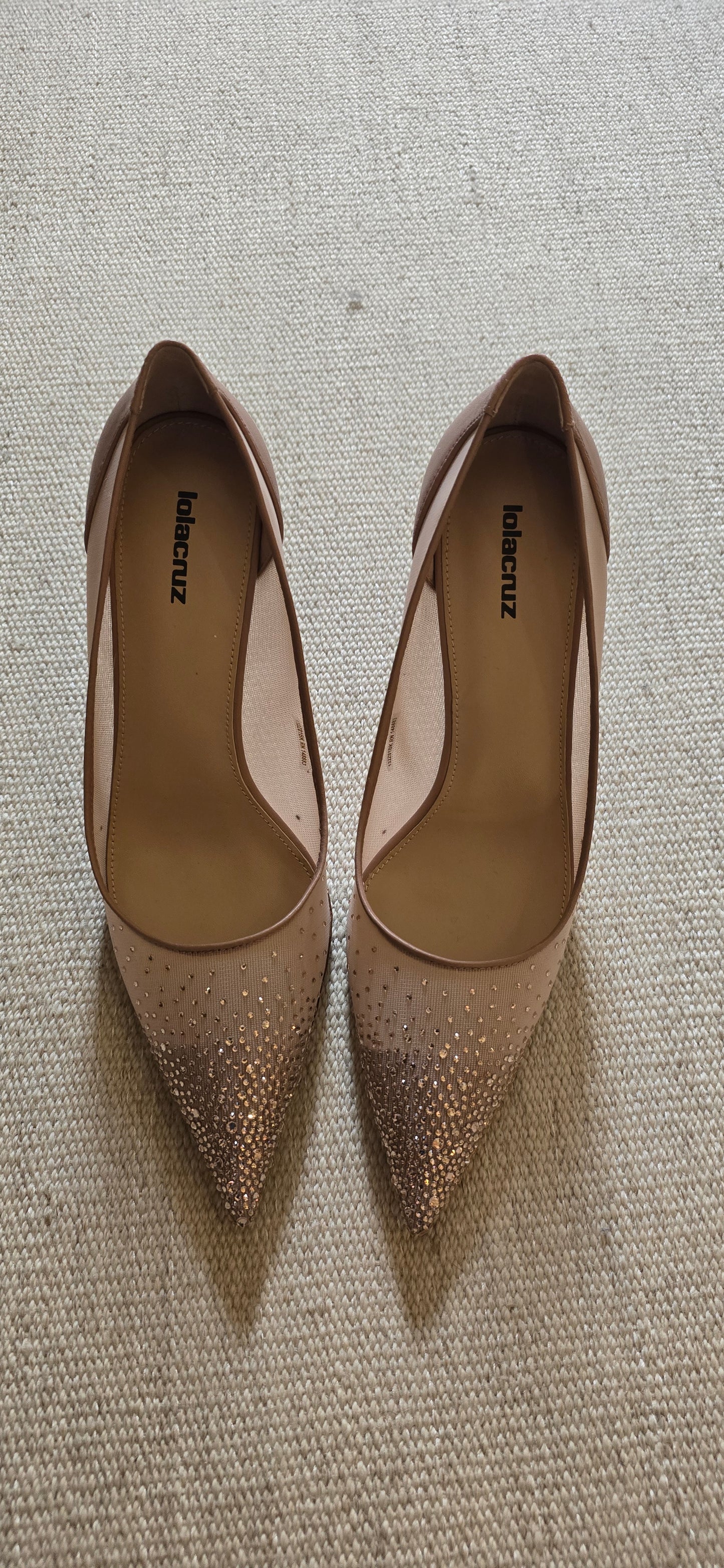 Lola Cruz Anelisse Embellished Pumps