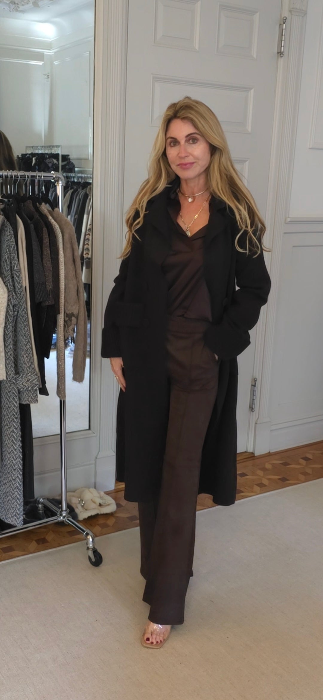 Long Coat with braided details