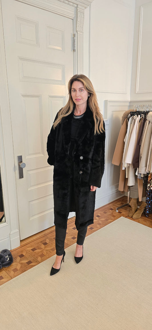 Black Shearling Jacket