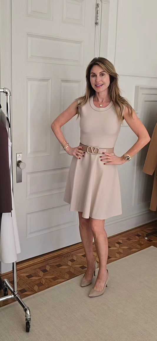 Mini knitted dress