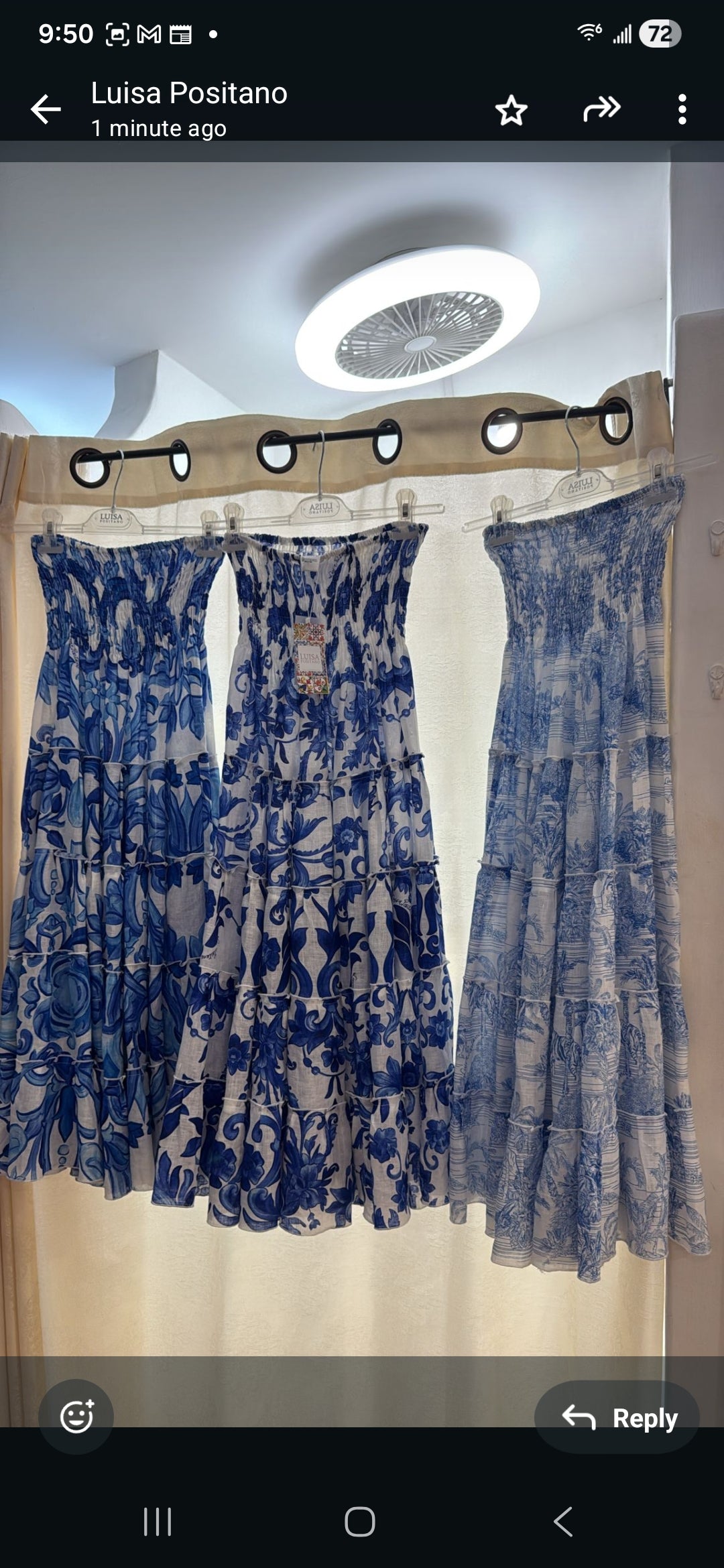 Maxi strapless dress