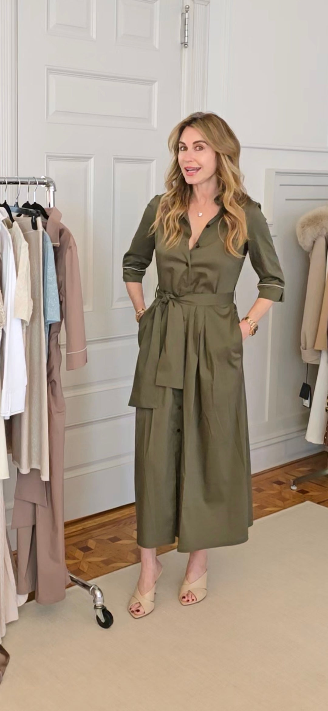 Cotton Midi Dress