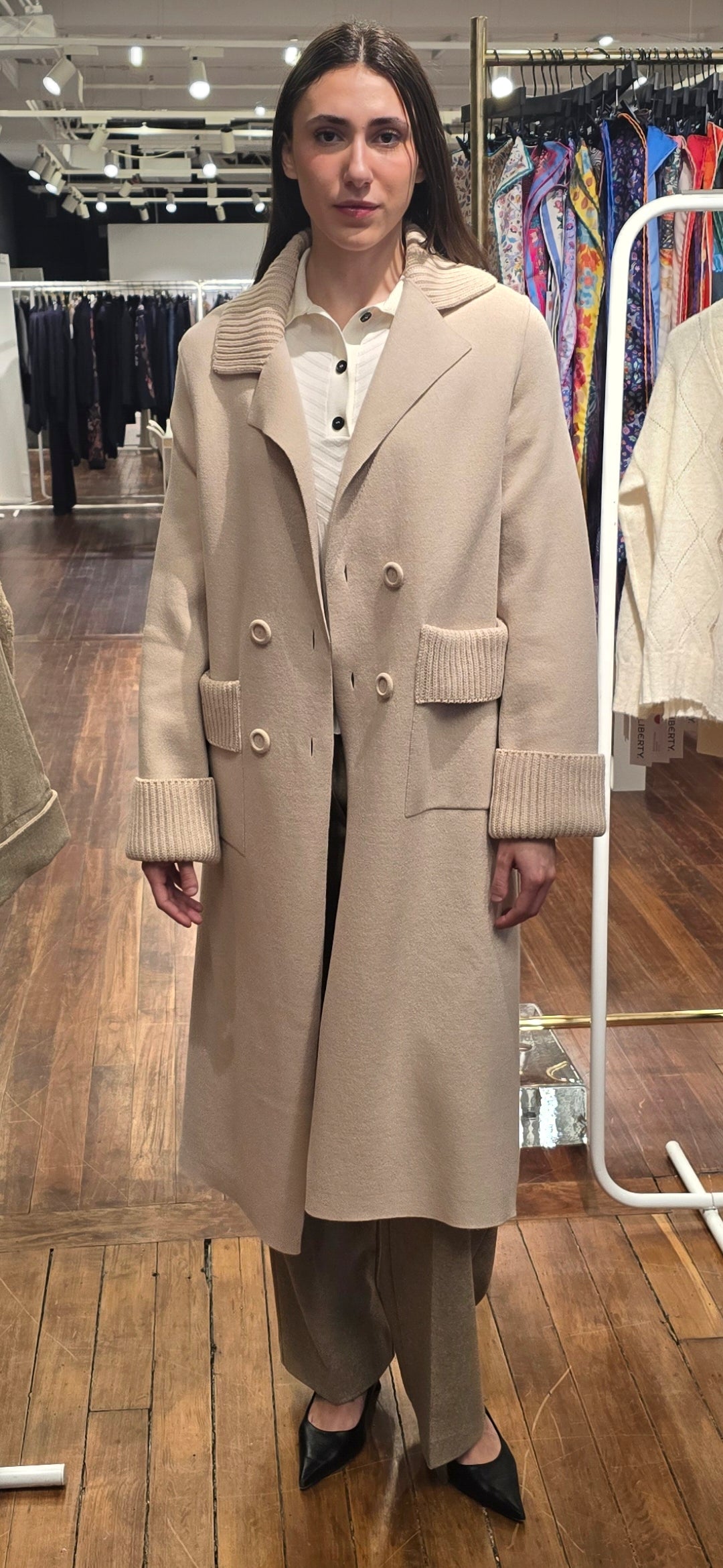 Long Coat with braided details