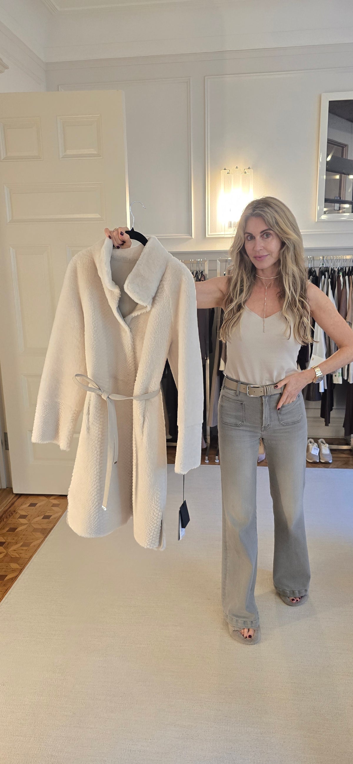 Long reversible shearling