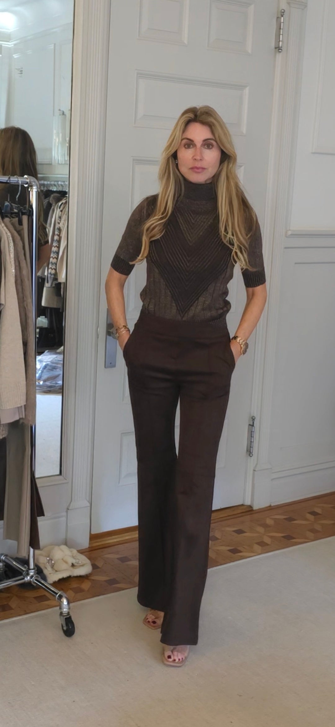 Ultra suade trousers