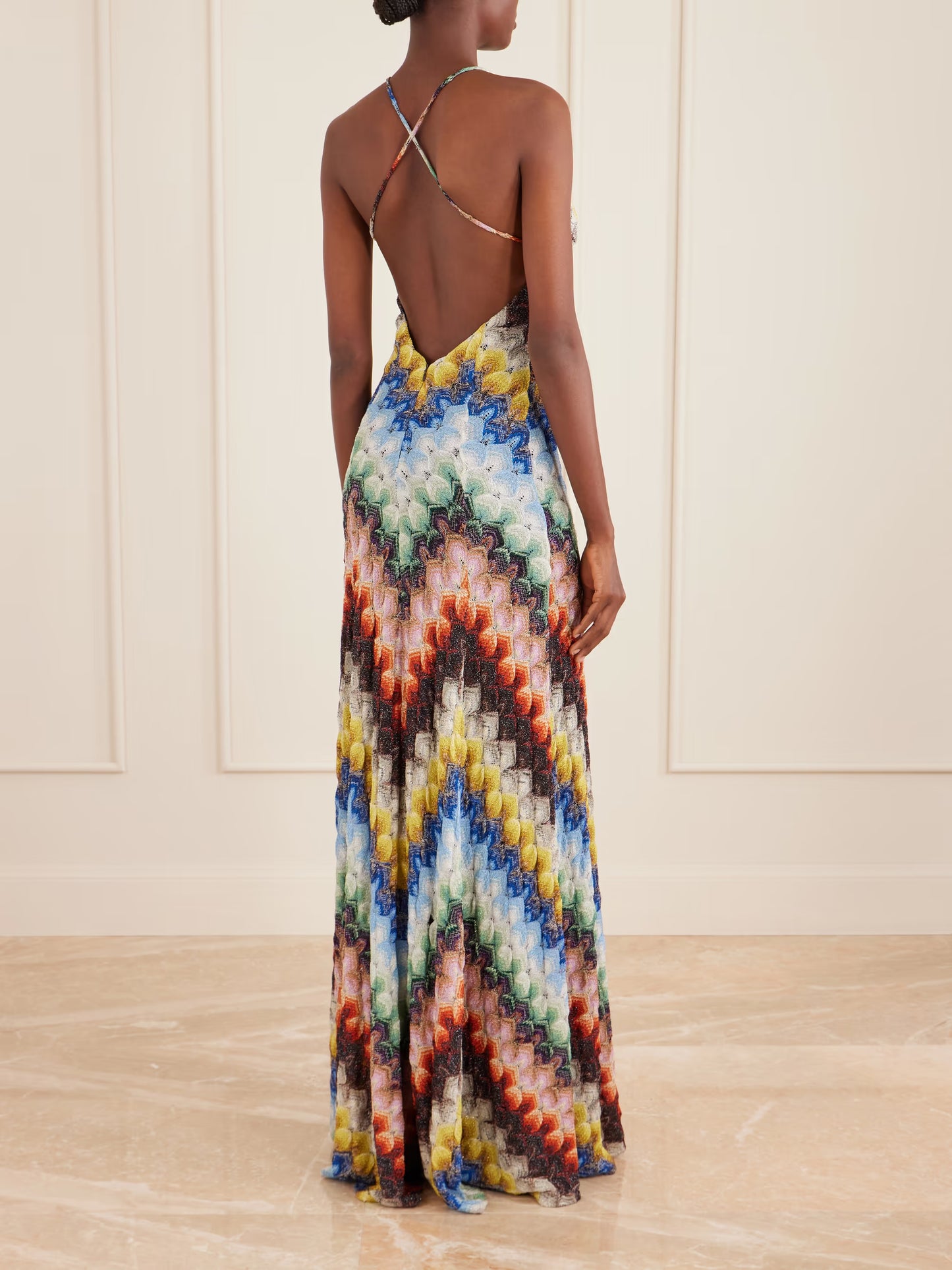 SLEEVELESS LONG DRESS