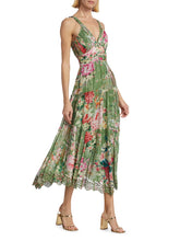 Zaria Floral Sleeveless Midi-Dress